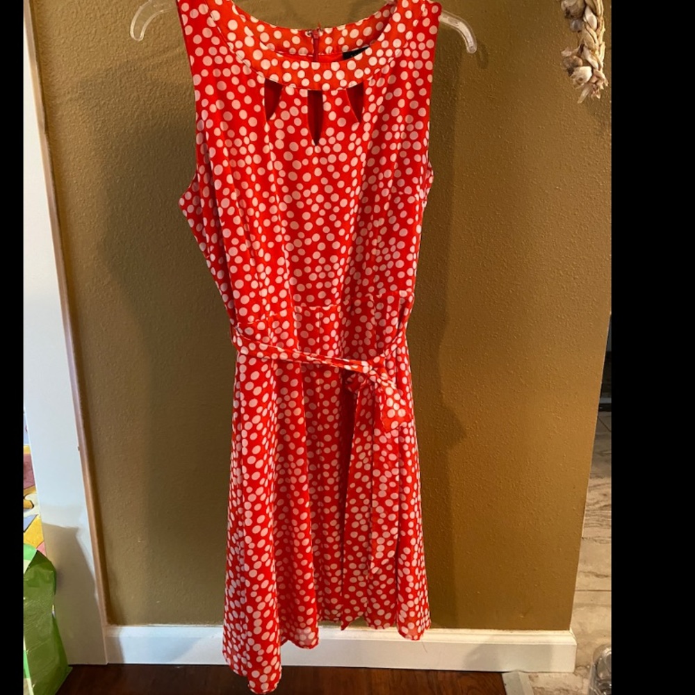I LE polka dot vintage style dress